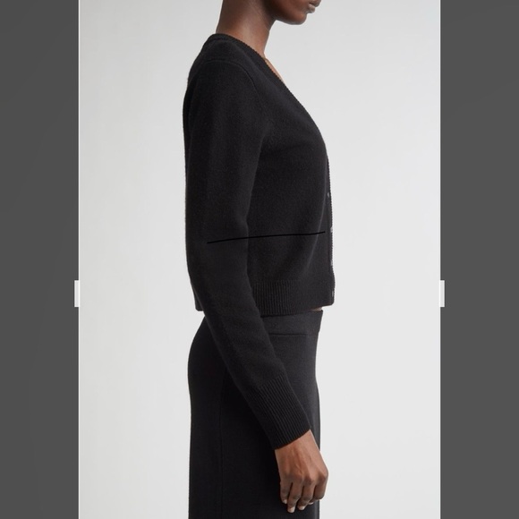 Vince Wool & Cashmere Cardigan in Black Size L - Picture 3 of 9
